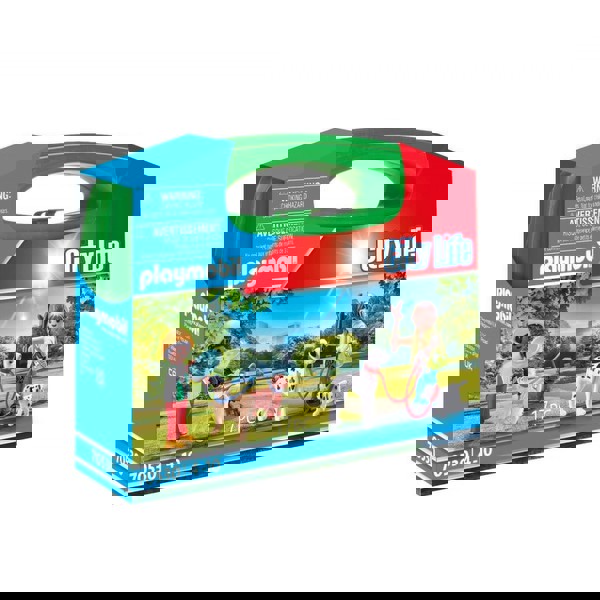 Playmobil City Life Βαλιτσάκι Βόλτα Με Σκυλάκια 70530 