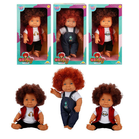 Sunman Κούκλα Dollectibles Curly Baby 35cm - Σχέδια S01030151  / Μωρά-Κούκλες   