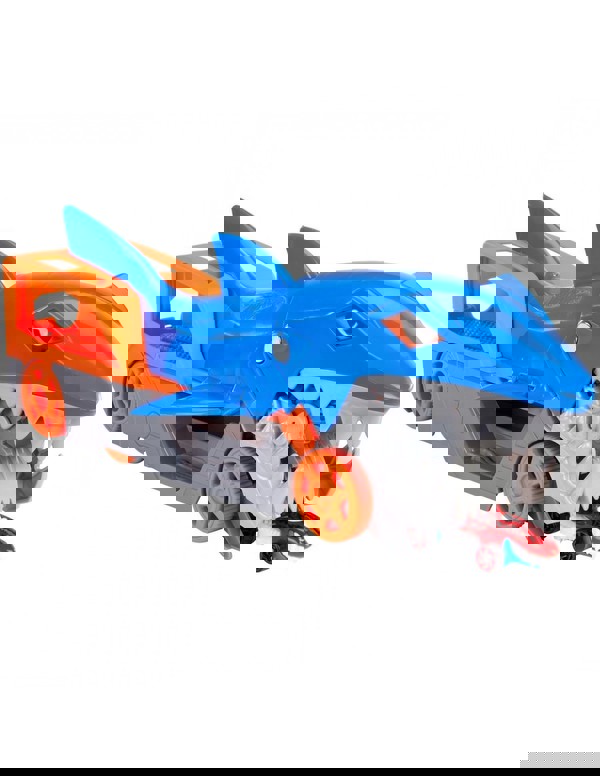 Hot Wheels Shark Chomp Transporter Shark Truck With One Car 