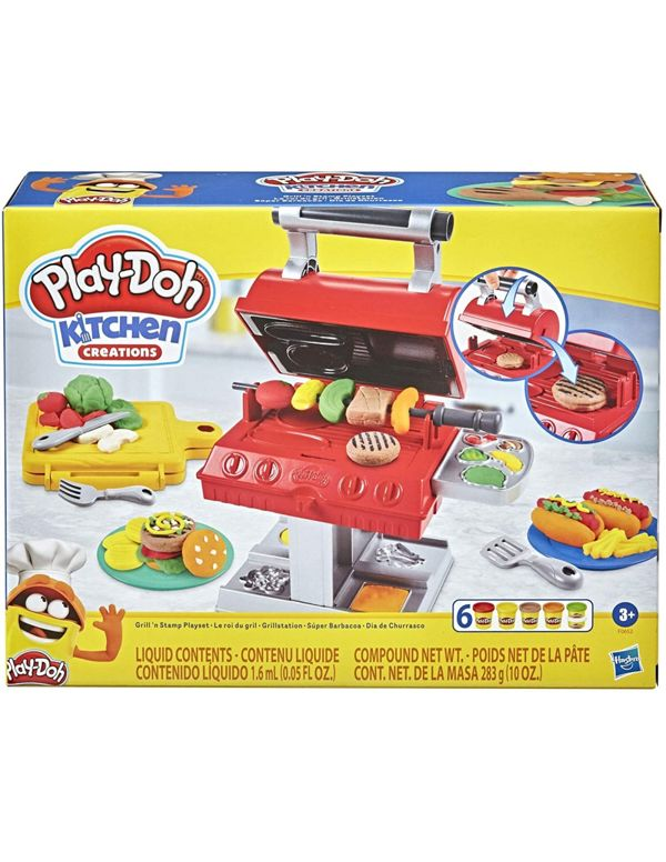 Hasbro Play-Doh Kitchen Creations Grill N Stamp Playset 