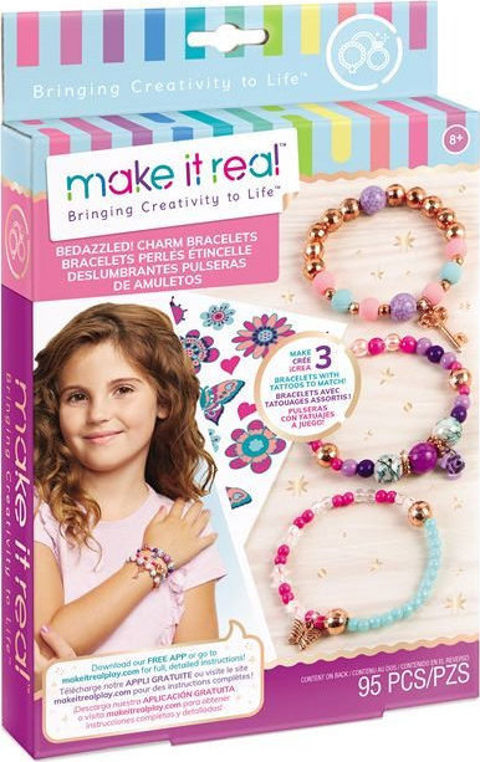 Make it Real – Bedazzled! Charm Bracelets – Blooming Creativity  / Κοσμήματα 