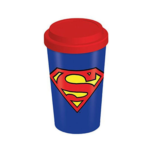 Mug with Superman lid 