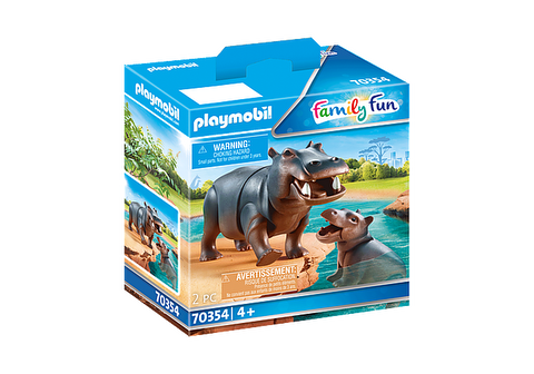 Ιπποπόταμος με το μικρό του  / Playmobil   