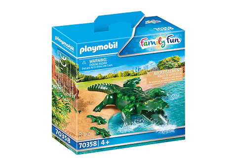 Αλιγάτορας με τα μωρά του  / Playmobil   