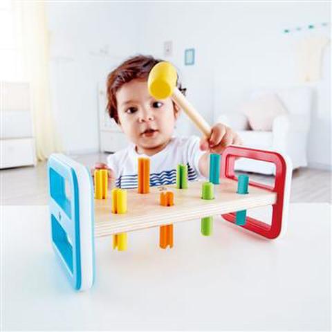 My First Fun Beater With Wedges And Hammer - 10 Pcs.  / Hape   