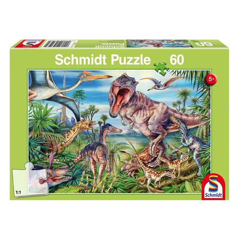 Schmidt Spiele - Puzzle Δεινόσαυροι 60pcs 56193   /  Puzzles   
