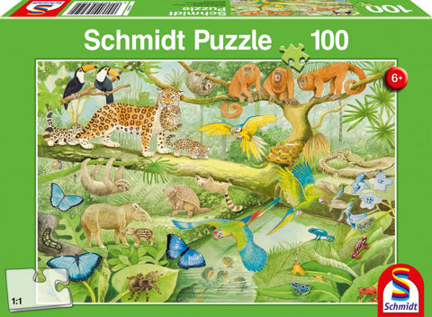 56250 Παλζ100St – Ζώα της Ζούγκλας  /  Puzzles   
