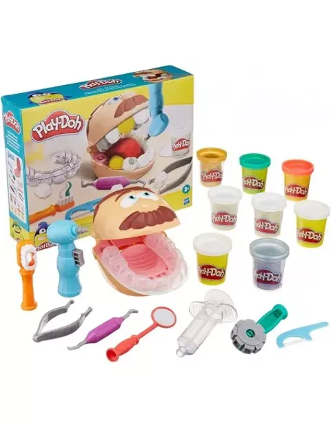 Hasbro Play-Doh Drill N Fill Dentist Οδοντίατρος F1259  / Πλαστελίνη   