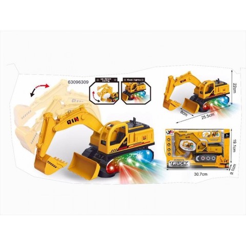 ΕΣΚΑΦΕΑΣ ΜΕ ΦΩΣ B1208924  / Χωματουργικά-bruder-wader   