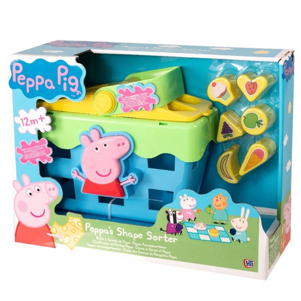 PEPPA SHAPE SORTER PICNIC SET 