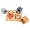 Bo Jungle B-Bamboo Silicone-Wooden Toy With Shapes Blue 6+M B.931010 