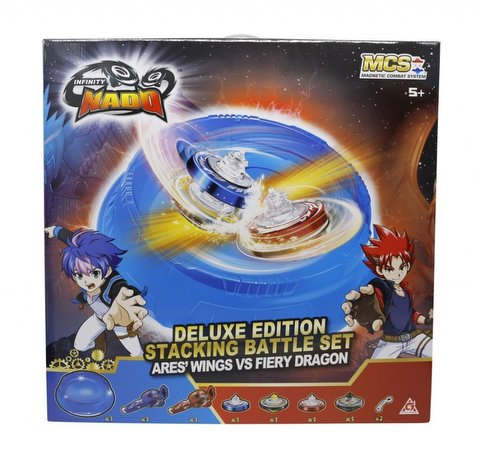  Funbox Infinity Nado V Stackable Deluxe Battle Set Arena  / Σβούρες-Spy X   