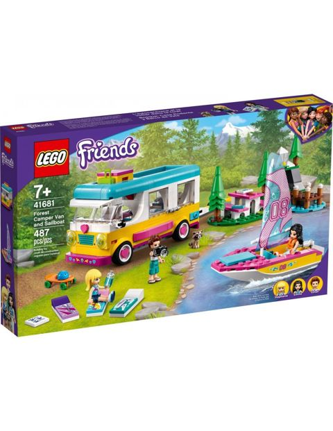 Lego Friends Τροχόσπιτο και Ιστιοπλοϊκό του Δάσους 41681  / Lego    