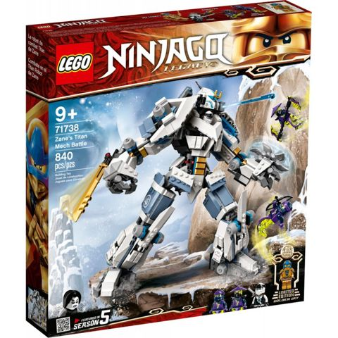 LEGO Ninjago Battle of the Robot Titan by Zane 71738  / Leg-en   