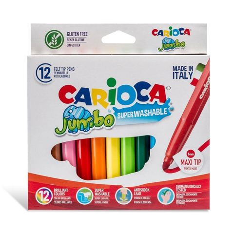 Thick Markers CARIOCA JUMBO  / School Supplies   