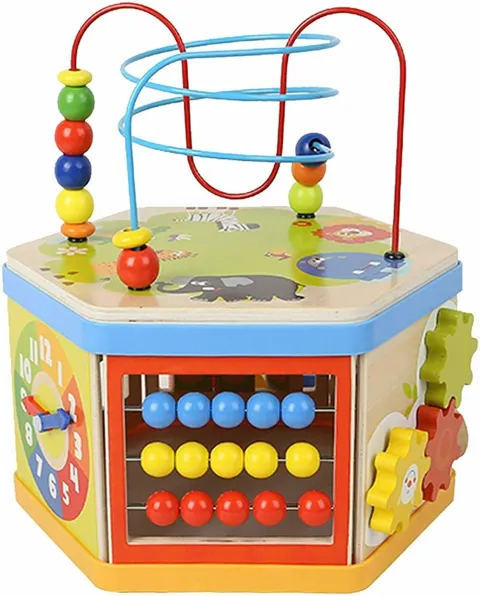 Goge 7 in 1 Activity Cube 150138  / Wooden Toys   