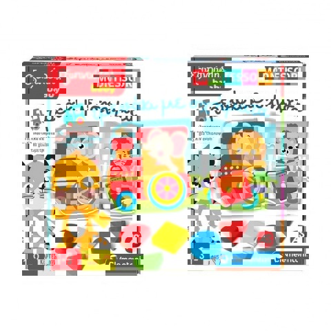 CLEMENTONI ΕΞΥΠΝΟΥΛΗΣ - MONTESSORI ΠΑΙΧΝΙΔΙ ΤΡΕΝΑΚΙ ΜΕ ΣΧΗΜΑΤΑ (1024-63237)  / Hasbro-AS Company-Giochi Preziosi Επιτραπέζια-Εκπαιδευτικά   