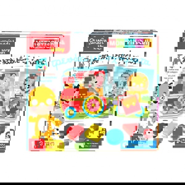 CLEMENTONI ΕΞΥΠΝΟΥΛΗΣ - MONTESSORI ΠΑΙΧΝΙΔΙ ΤΡΕΝΑΚΙ ΜΕ ΣΧΗΜΑΤΑ (1024-63237) 