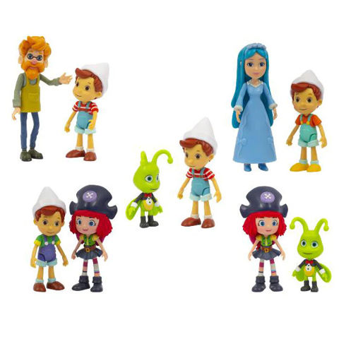 Giochi Preziosi Pinocchio and Friends Figures 2 Pack - Designs PNH02000  / Microcosm Girl   
