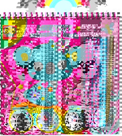 Βιβλίο Ζωγραφικής Με Διαμαντάκια - Activity Colouring Book - Diamonds 3 In 1 (SES-00113)  / Σχολικά Είδη   