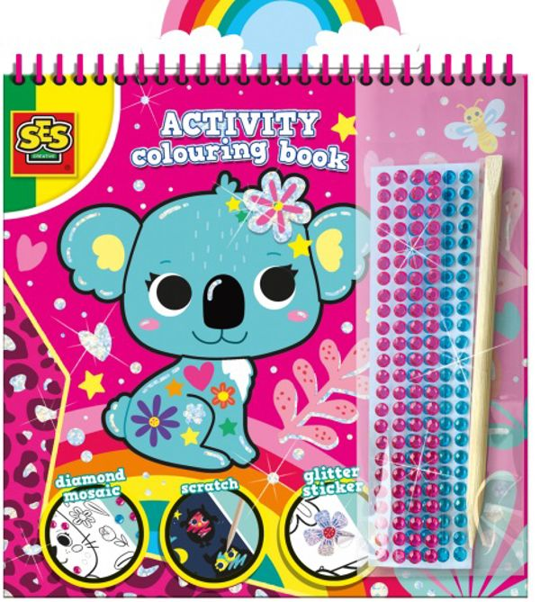 Activity Coloring Book - Diamonds 3 In 1 (SES-00113) 