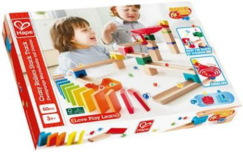 Hape Early Explorer Wooden Crazy Rollers Stack Track (E1102A)  / Wooden Toys   
