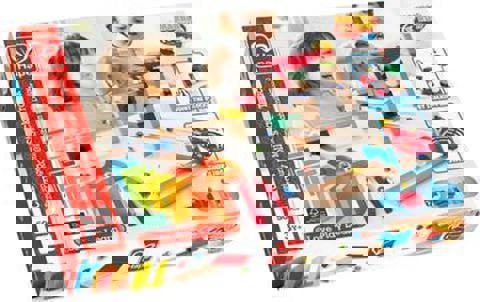 Hape Early Explorer Wooden Crazy Rollers Stack Track (E1102A)  / Wooden Toys   