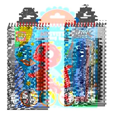 Βιβλίο Ζωγραφικής Με Μεταλλικά Αυτοκόλλητα - Activity Colouring Book - Metallic 3 In1 (SES-00115)  / Σχολικά Είδη   
