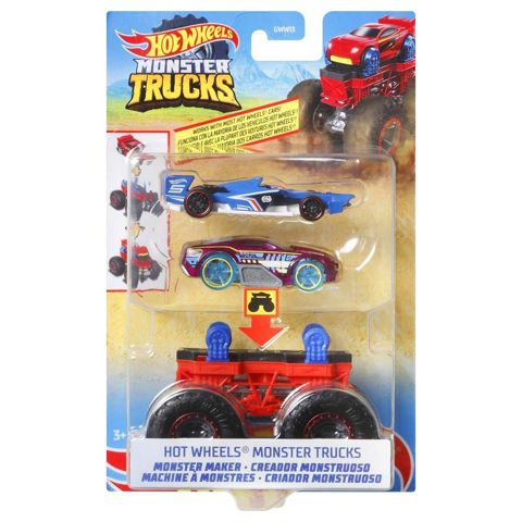 Mattel Hot Wheels Monster Trucks Maker Creador Monstruoso No 1 (GWW13 / HDV01)  / Αγόρι   