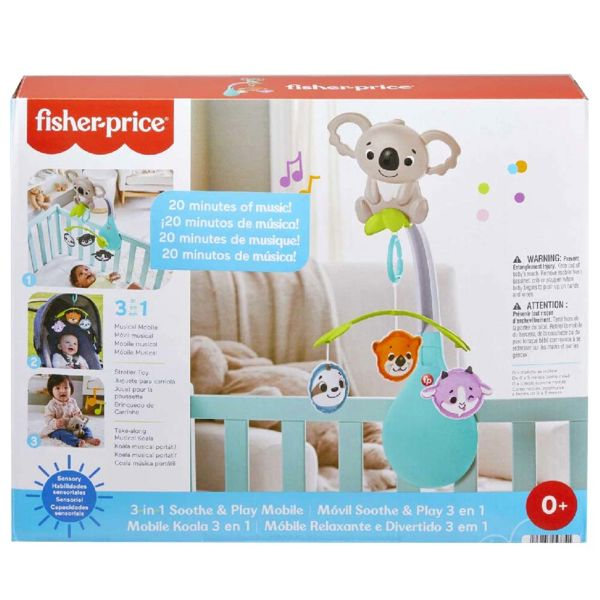 Melisoula Toys – Fisher-Price Portable Rotatable With Animals – 3 In 1  (HGB90)
