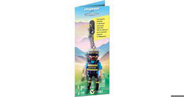 Playmobil City Action Police Keychain 