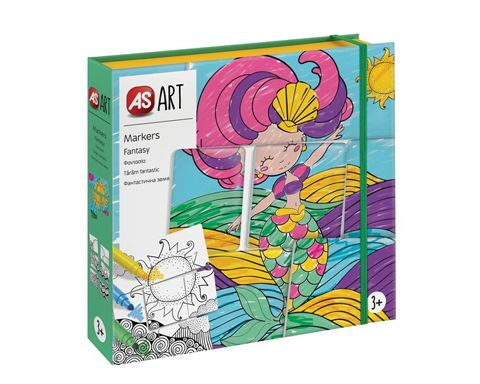 ART BOX MARKERS FANTASY 1038-21052  / Drawing sets- School Supplies   