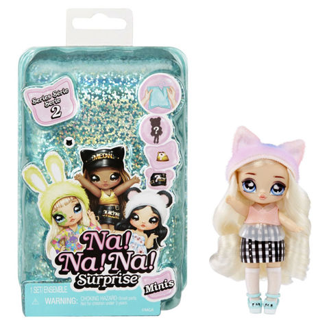 MGA Na!Na!Na! Surprise Κούκλα Minis Σειρά 2 - Σχέδια 591955EUC 10cm  / Barbie-Κούκλες Μόδας   