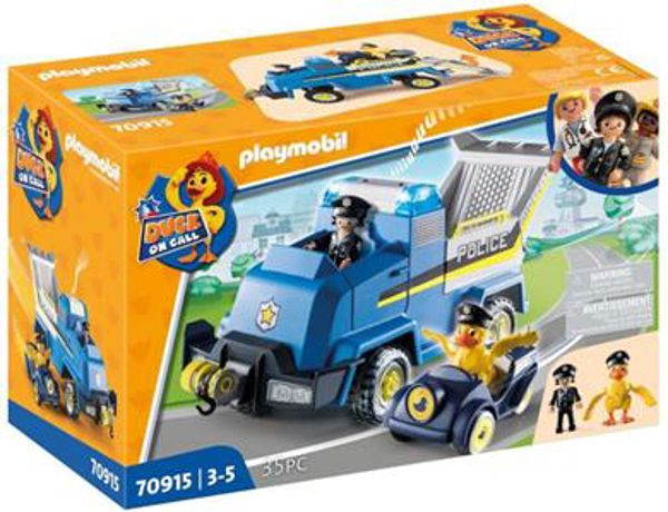 Playmobil Duck On Call-Police Vehicle With Mini Patrol 