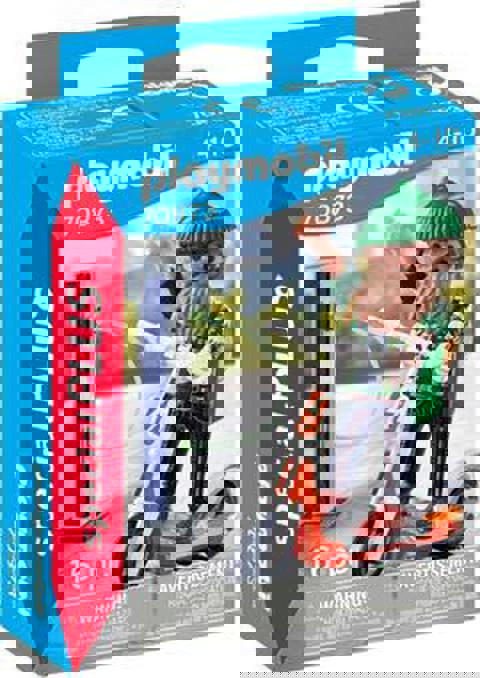 Playmobil Special Plus Hipster With Electric Scooter   / Playmobil   