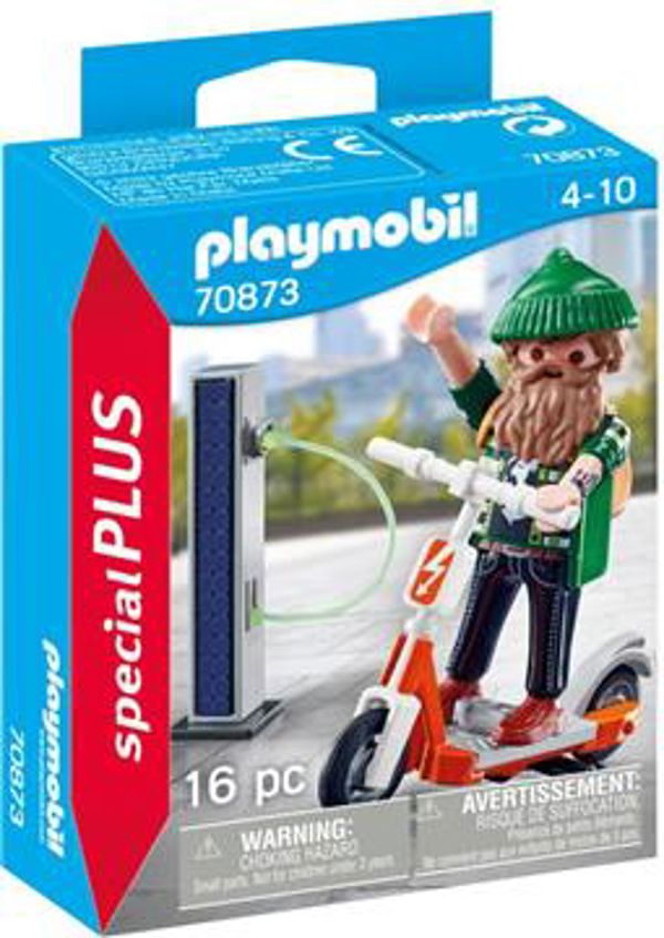Playmobil Special Plus Χίπστερ Με Ηλεκτρικό Σκούτερ 