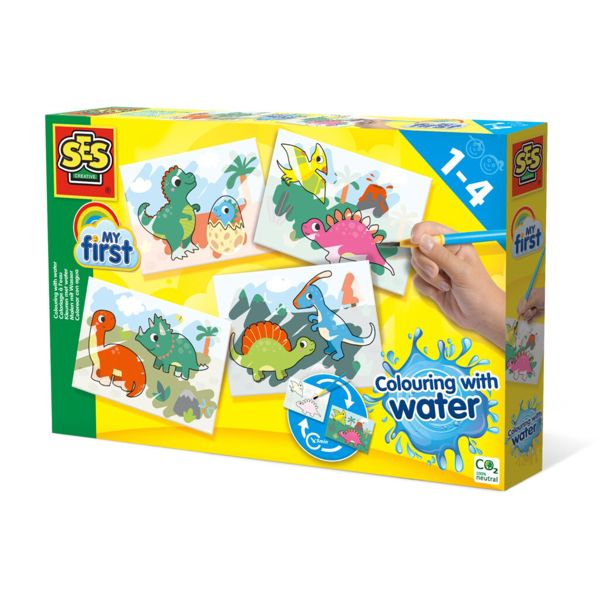 Colouring with water – Dinos 