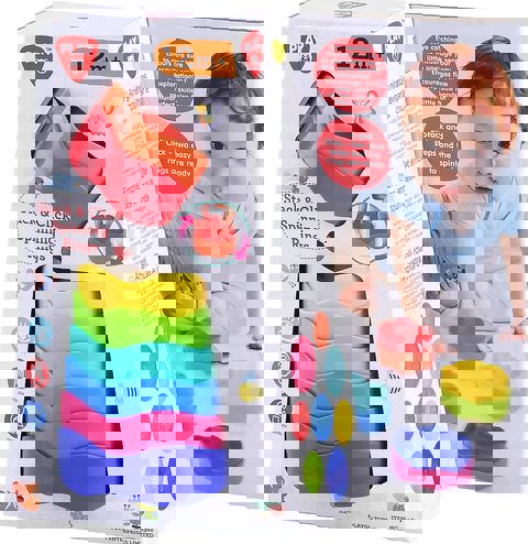 Playgo Πυραμίδα Stack & Click Spinning Rings (2362)  / Βρεφικά   