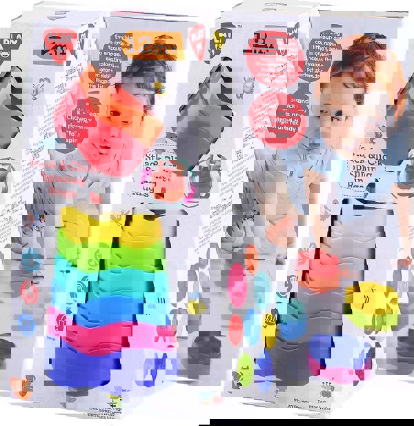 Playgo Pyramid Stack & Click Spinning Rings (2362) 