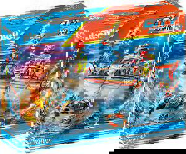 Playmobil City Action Επιχείρηση Πυρόσβεσης Με Σκάφος Διάσωσης 