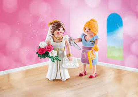 Playmobil Figures Duopack Princess And Tailor Νύφη Και Μοδίστρα 70275  / Playmobil   