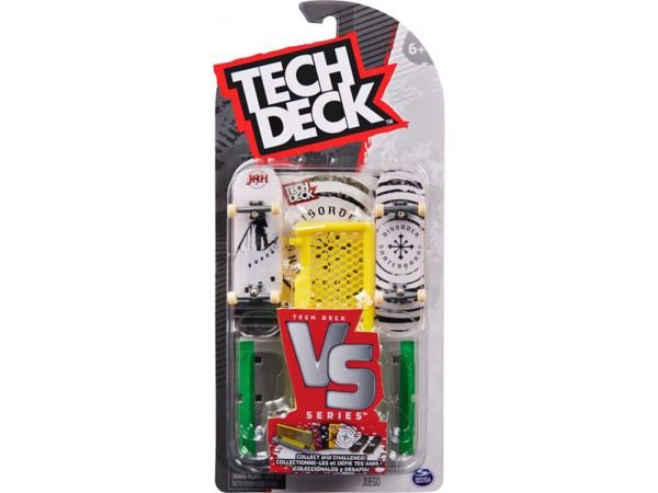 Tech Deck (VS) Versus Series Sk8shop, 2 Μινιατούρες Τροχοσανίδες - 1 Εμπόδιο/Ράμπα 