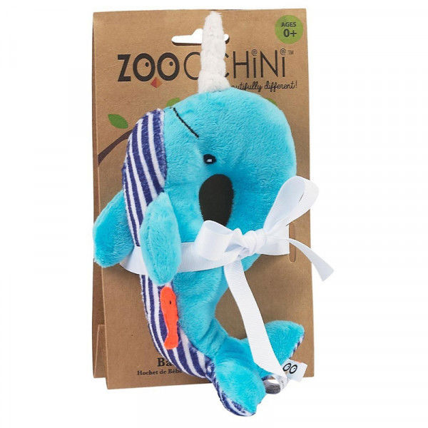 Zoocchini Κουδουνίστρα Buddy Φάλαινα ZOO4004 