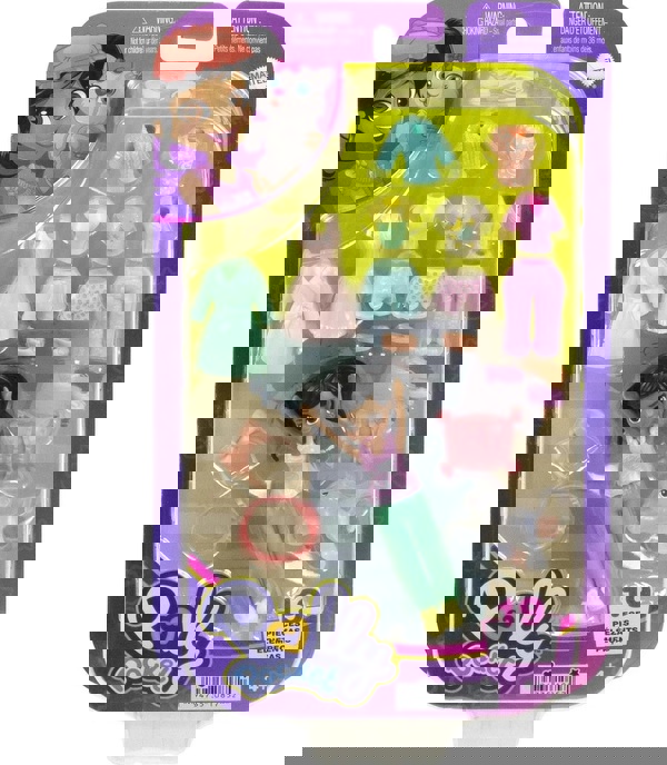 Mattel Polly Pocket - New Fashion Doll Medium Pack (HKV88-HKV92) 