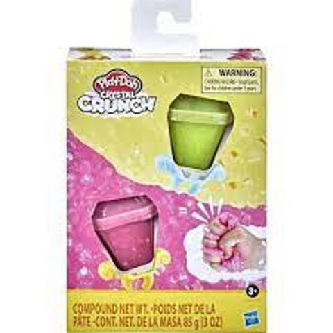  Hasbro Play-Doh Crystal Crunch Gem Duzzlers  / Plasticine   