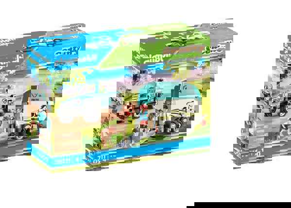 Playmobil Όχημα Με Τρέιλερ Μεταφοράς Πόνυ 