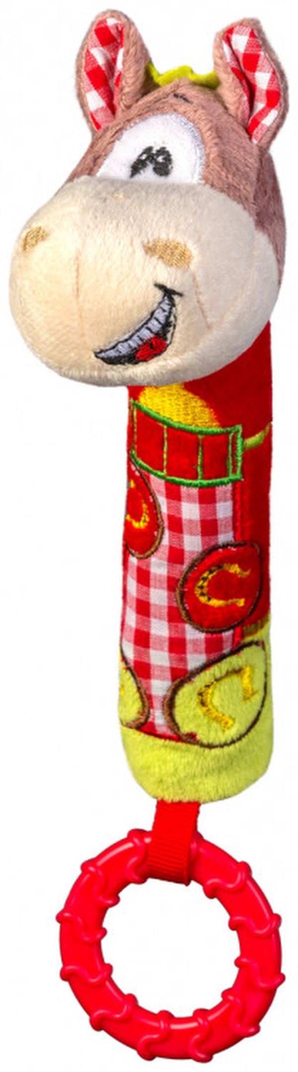 BABYONO SQUEAKY TEETHING TOY: HORSE BN1355 