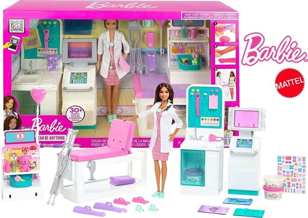 Barbie Κλινική Σετ Με Κούκλα 