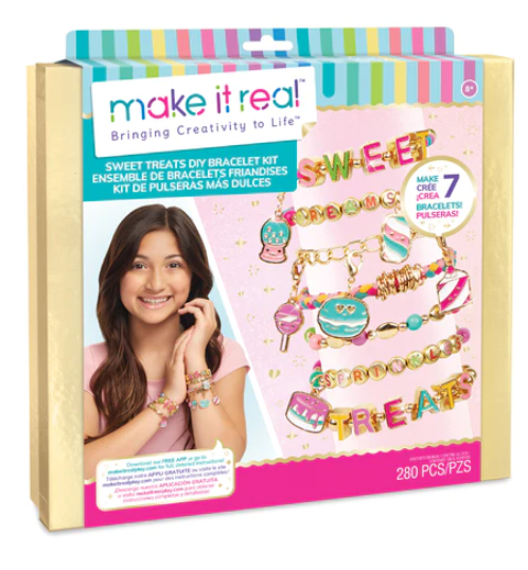 Make It Real Jewellery | Sweet Treats DIY Bracelet Kit 1728  / Beauty Sets- Jewelry   