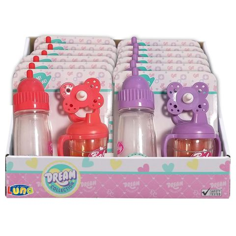 Luna Care Set 3 pcs Bottle Pacifier Juice 000622170  / Babies-Dolls   